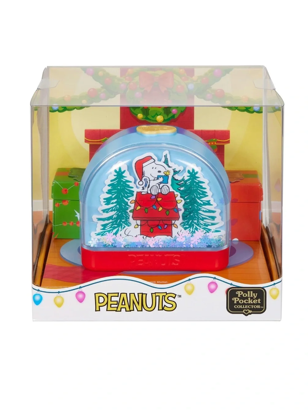 Polly Pocket x Peanuts Collector Compact Toy for Christmas with 6 Dolls *NEW*